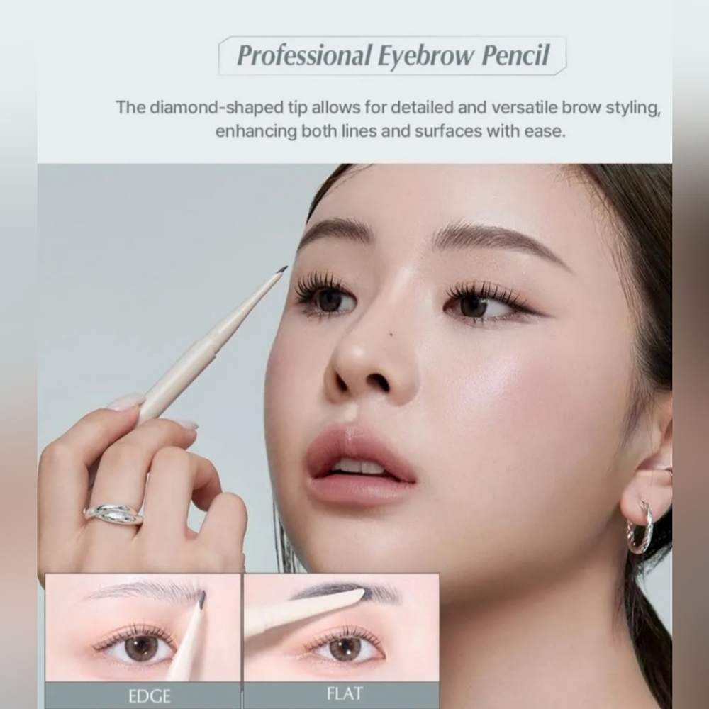 Diamond-Tip Eyebrow Pencil W/sharpener — M1 Seal Brown M215